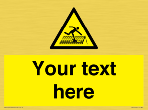 Custom Figure on Roof Sign